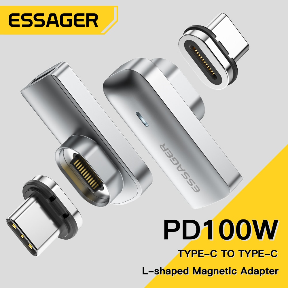 Essager-PD 100W ׳ƽ USB C OTG    Ÿ C ׳ Ŀ, 20Gbp  ȭ 4K @ 60Hz ƺ ƮϿ